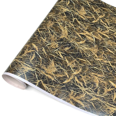Auto Color Change Film – Leafy Thatch Jungle Bionic Camouflage - 1231-leaf-camouflage-20cm150cm