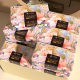 Ji Duoduo Flowers and Rich 10 Packets of Paper Tissue for Household Increase in Wet Water