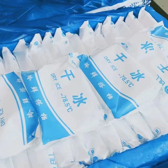 Электронная коммерция Холодовая цепь мешок льда Питание мешок льда оптовые продажи Нанкин мешок льда оптом