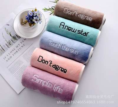 400克青春派毛巾加厚吸水礼品面巾成人情侣干发巾居家日用品批发|ru