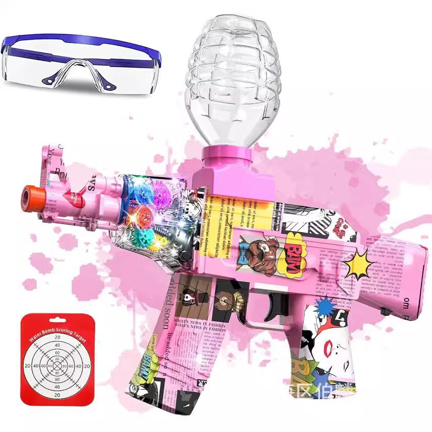 Transfronterizos para MP5K pistola de bala de gel pistola eléctrica de bala de bala de gel bola de juguete para niños regalos