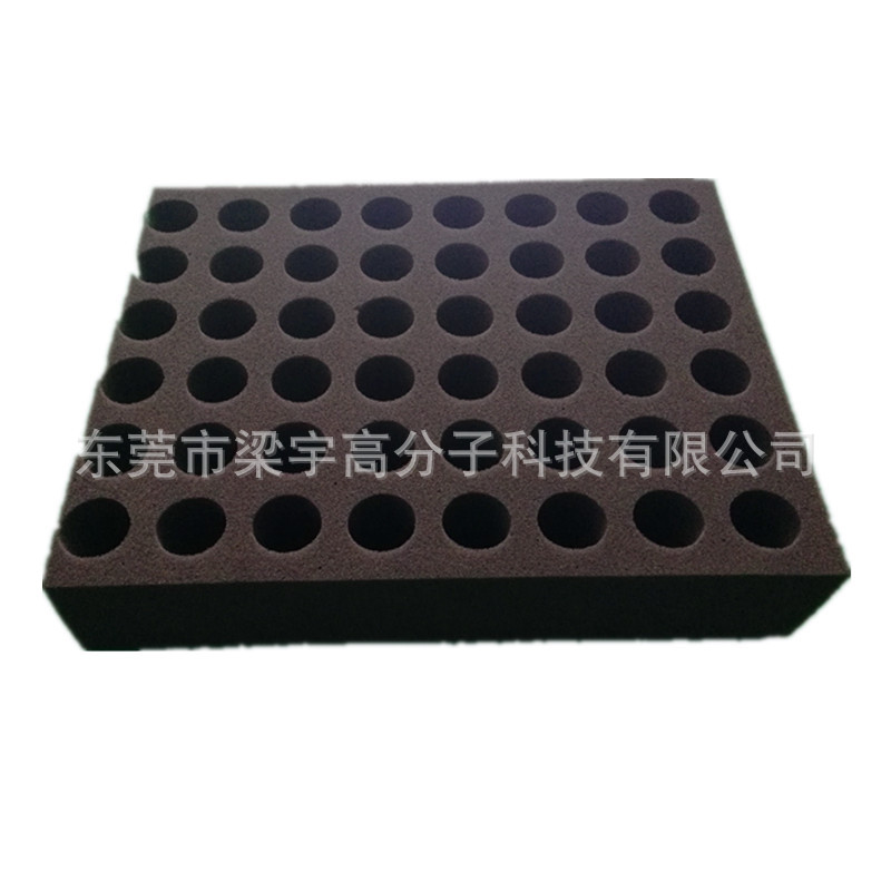 东莞专业供应 黑色海棉片材成型 高弹海棉包装成型透气收纳