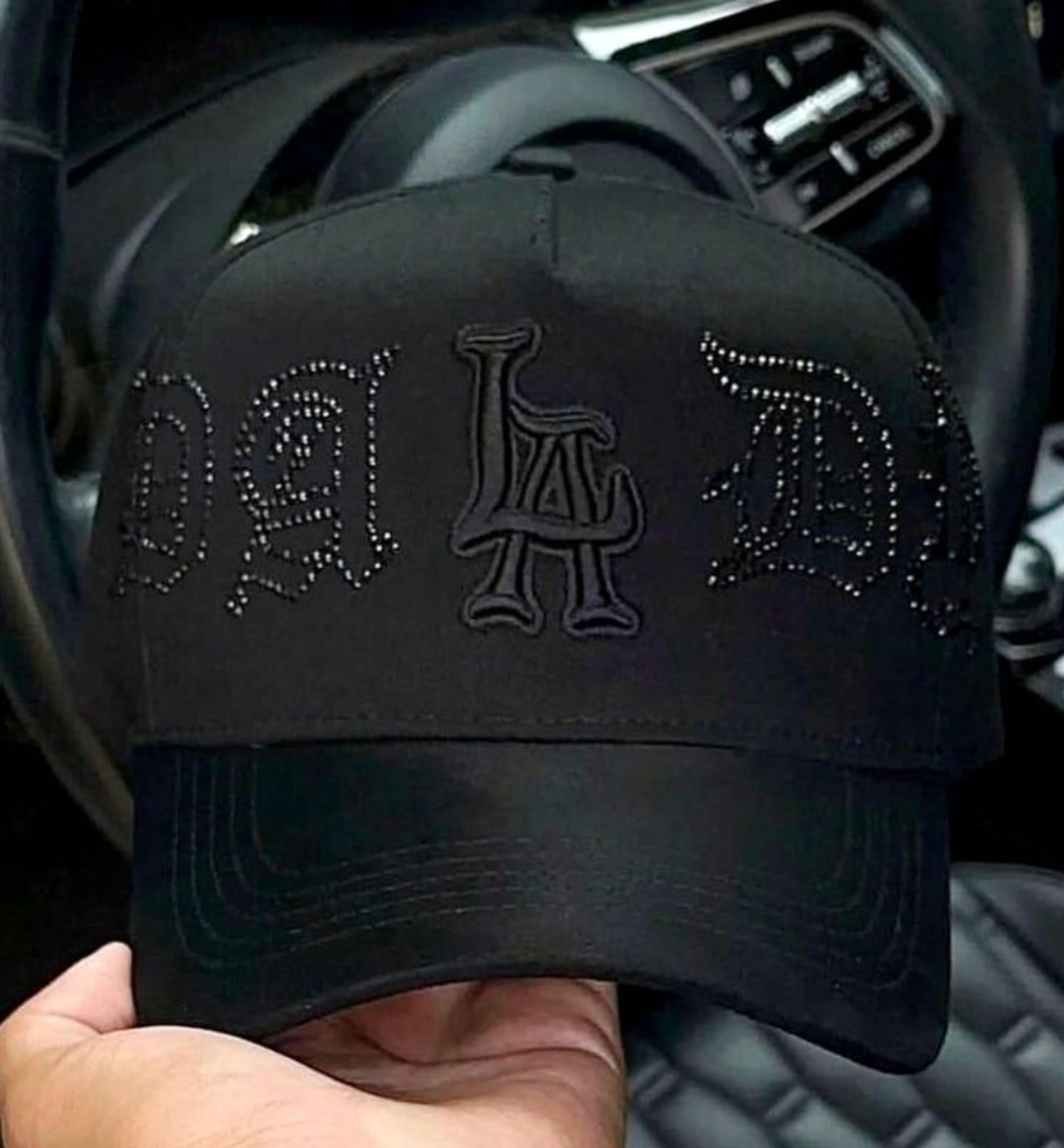 Nuevo Meike Duo Dandy bordado ajustable gorra de boca de pato borde curvo gorra de béisbol con diamantes barba tío