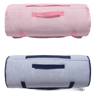 Autumn and Winter new children's sleeping bag seersucker thickened baby quilt foldable outdoor travel portable one-piece Children's