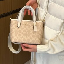 蔻家高版本city15托特包经典印花菜篮子包min迷你单肩斜挎手提包