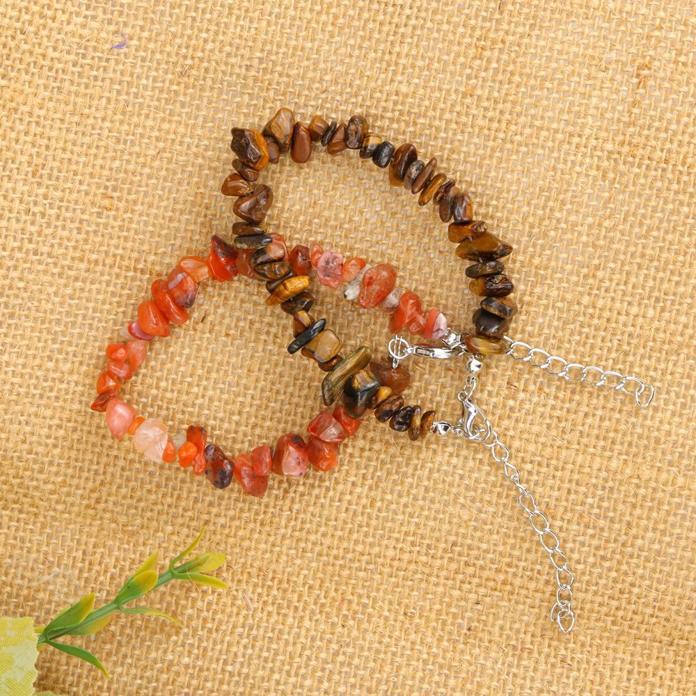 Simple Style Irregular Natural Gravel Beaded Bracelets 1 Piece