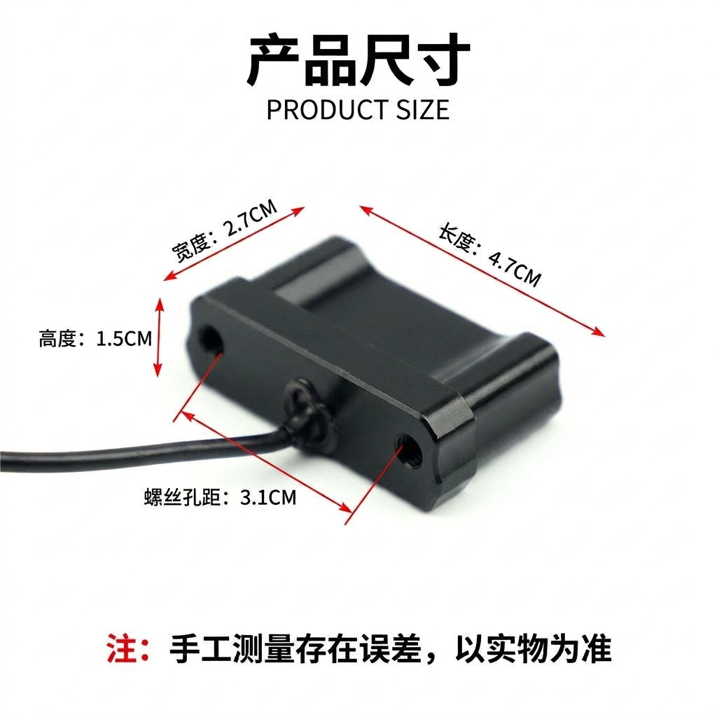 【Cross-border Exclusive Supply】Motorcycle License Plate Light CNC Aluminum Alloy Modification Accessories LED Light Waterproof Short Tail Frame