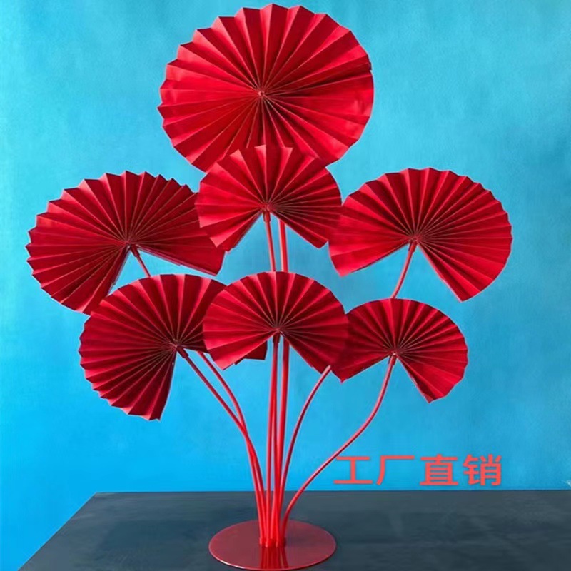 Factory direct sales fan-shaped table floating bracket wedding…