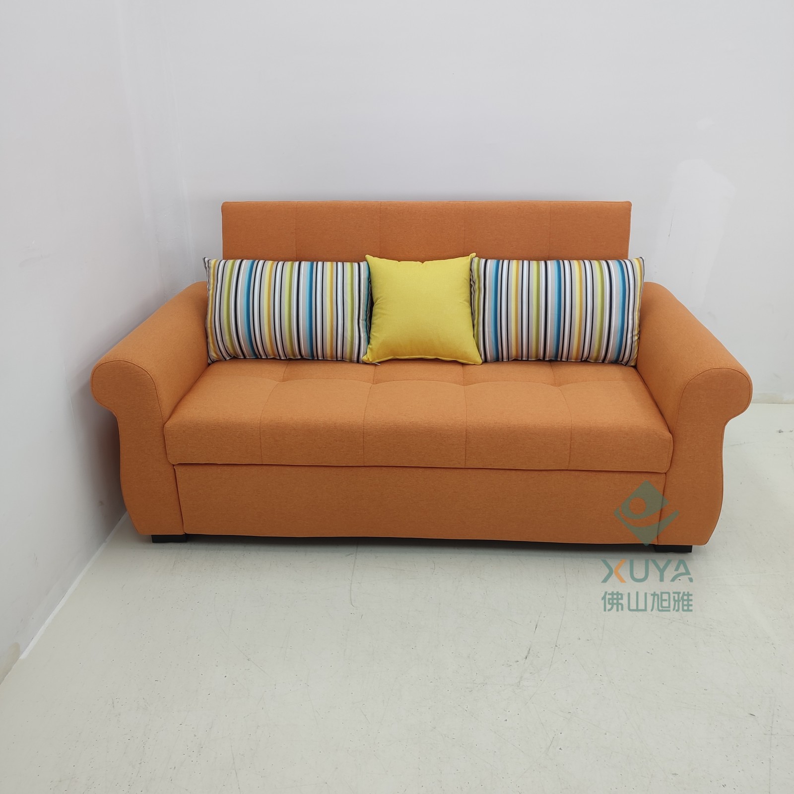 Art de cuero multifuncional moderno simple sofá cama plegable en la sala de estar dormitorio pequeño apartamento sofá cama
