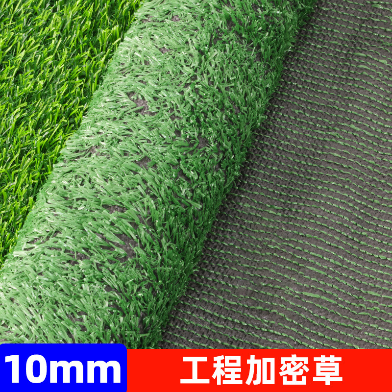 Alfombra de césped artificial de simulación de cifrado engrosado Alfombra de piso al aire libre Jardín de infantes Plantas verdes Ataque de techo Protector solar Hierba falsa