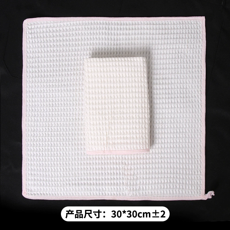 Платок/полотенце для мытья посуды из бамбукового волокна и хлопка, 25×25 см, антижир, многоразовое