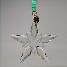 圣诞水晶节日水晶2025水晶雪花挂件儿童礼物挂件