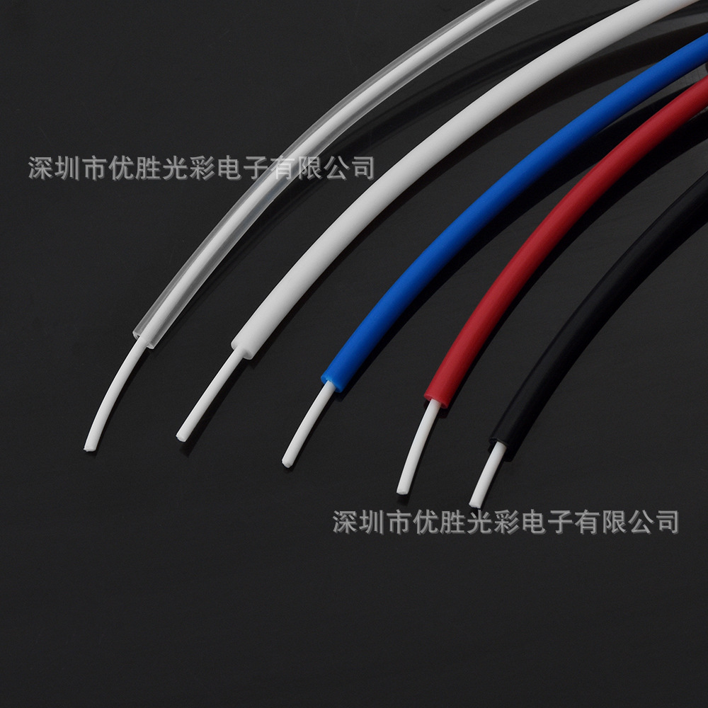 3D打印机配件PTFE铁氟龙管耗材远程挤出喷头导料管四氟管出口品质