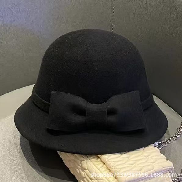 【留洋千金】高级白色礼盆帽Premium White Bowler Hat