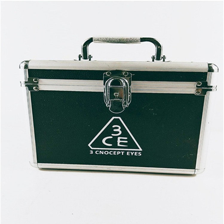 双层化妆箱大容量铝合金化妆箱带锁采耳箱手提足浴箱化妆箱