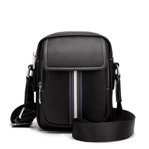 Spot wholesale cross-border men's leather messenger bag shoulder bag casual mobile phone change trend men's bag