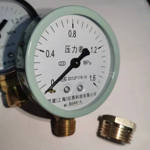 Y60 pressure gauge, water pressure gauge, pressure gauge, pressure test gauge, floor heating household water pressure gauge