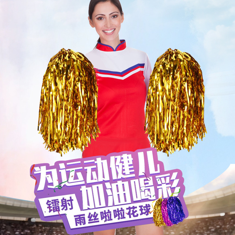 Manija tire Flor de porristas mano flor bailando sacudida de mano tire Flor de porristas mano flor bola de la flor Bola de colores