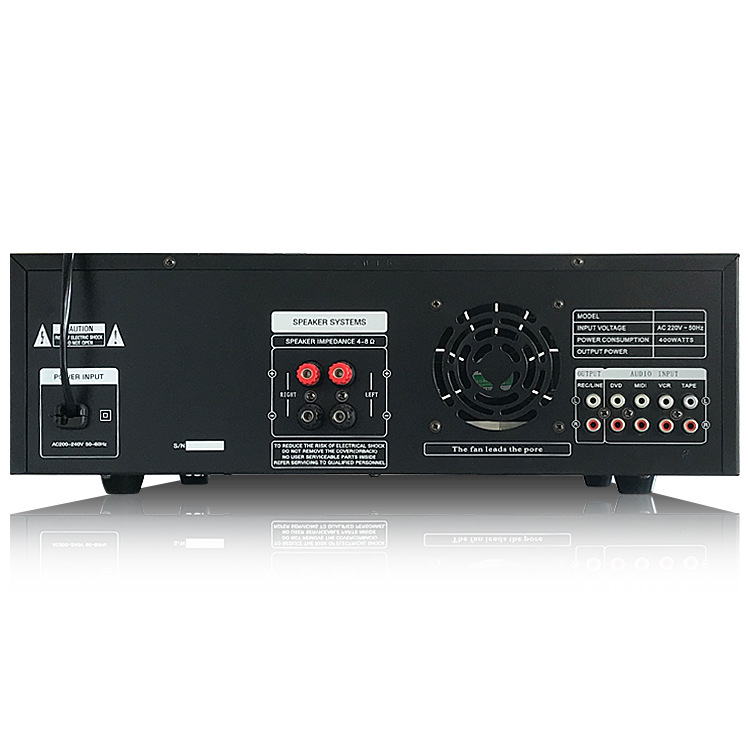 Hogar KTV amplificador de audio AV-1018usb Bluetooth doble canal combinado tarjeta paquete altavoz amplificador de potencia al por mayor