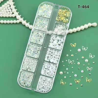 Hot-Selling Bow Flower Face Stickers: Dırnaq bəzəkləri