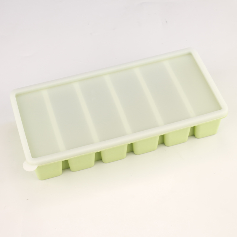 Green 6-piece ice bar-with lid