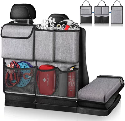 Cross-border car storage bag Car storage bag/box - grey