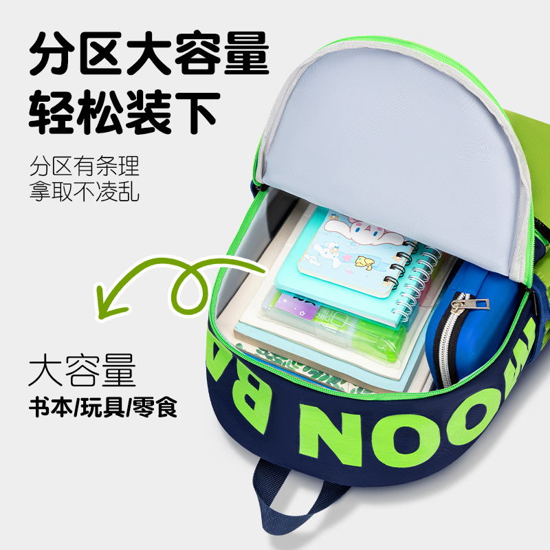 2025 nueva mochila de jardín de infantes transfronteriza 3-5 años clase de tutoría de dibujos animados clase de capacitación para niños y niñas bolsa pequeña a juego de colores