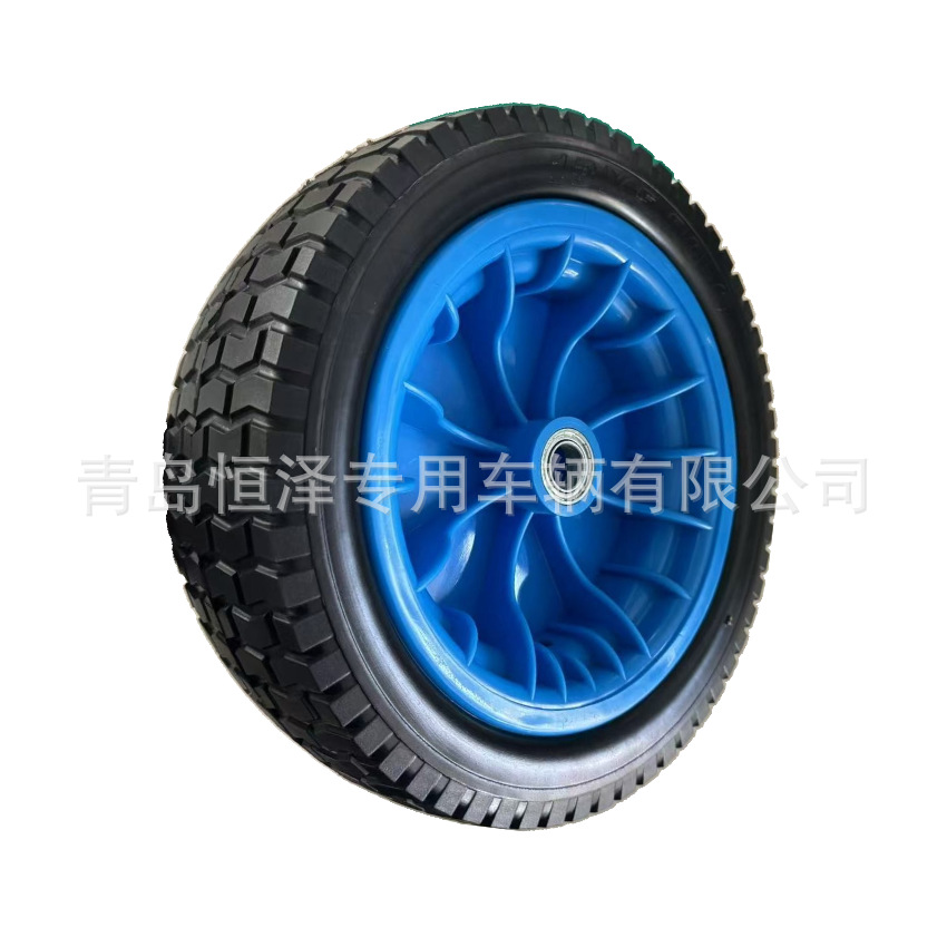 13*5.00-6 PU发泡轮，实心聚氨酯轮胎防穿刺，用于割草机，货仓车