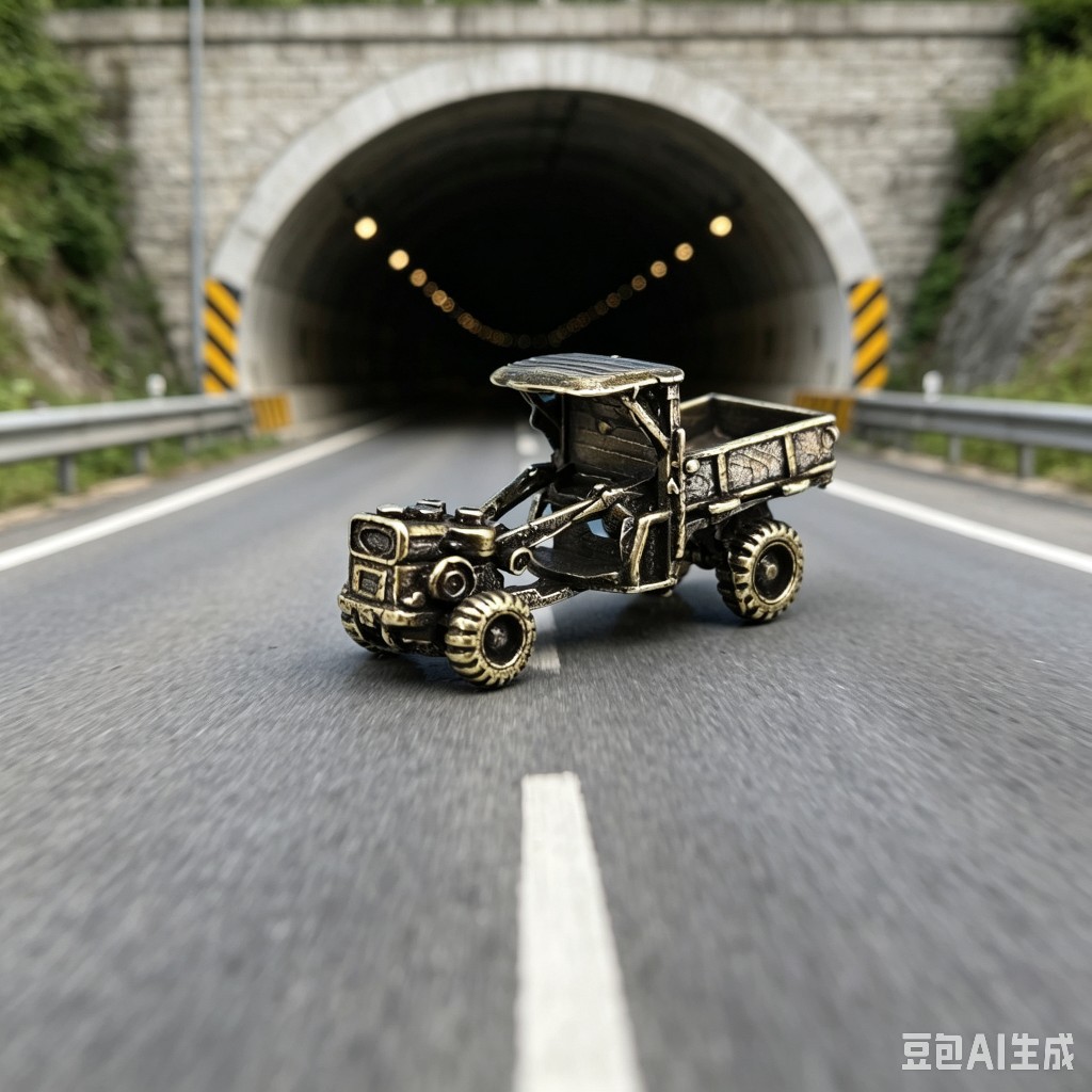 镀铜80年代 拖拉机 手扶金属微缩模型做旧复古仿真托拉机造景摆件