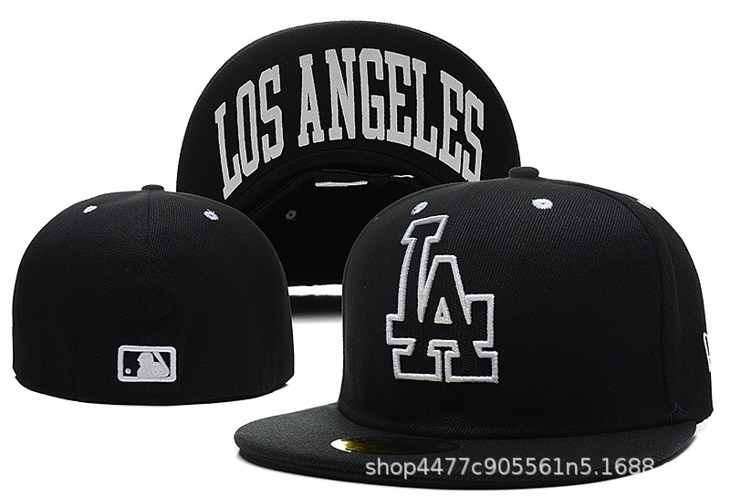 Sombreras de béisbol totalmente cerradas para hombres no ajustables, sombreros de baile callejero totalmente cerrados, sombreros de borde plano, sombreros de tamaño americano