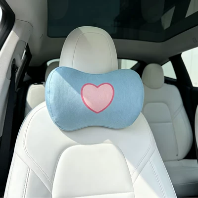 and slow-rebound lumbar cushions, Headrest