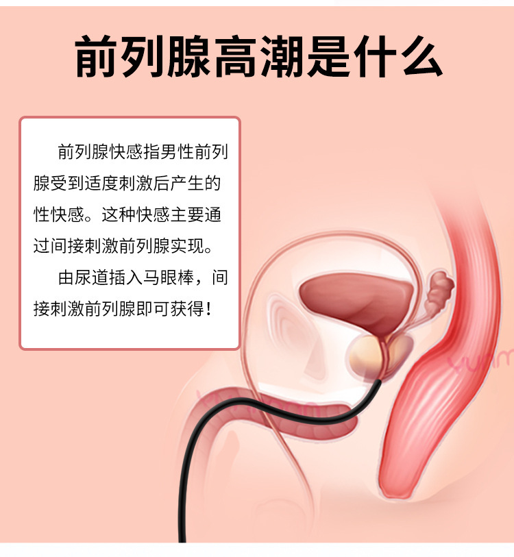 Silicone Urethral Dilator Plug for Beginners, Smooth Male Sound Stick — detail image 3