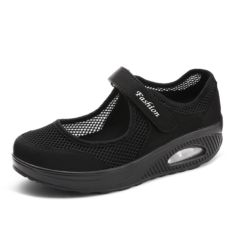 2023 Mom's Walking Mesh Leisure Sports Hollow Air Cushion Shaker-schoenen voor dames_voghion.com