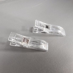 透明アクセサリー新しいアヒルのくちばしクリップヘアピン取り付け縫製プラスチッククリップ多機能