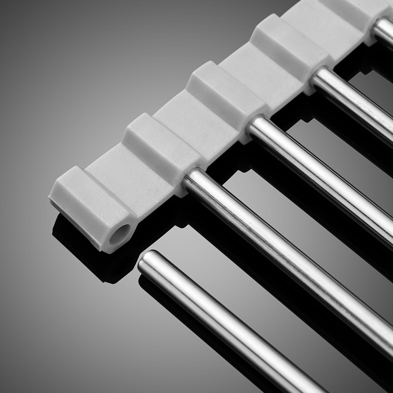 304 fregadero de acero inoxidable estante de drenaje instalación-libre plegable cocina almacenamiento rack tazón plato filtro de almacenamiento estante de drenaje