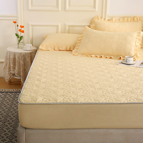 Class A soybean fiber cotton bed cover single piece  new dustproof bedspread mattress protective cover Simmons bed cover