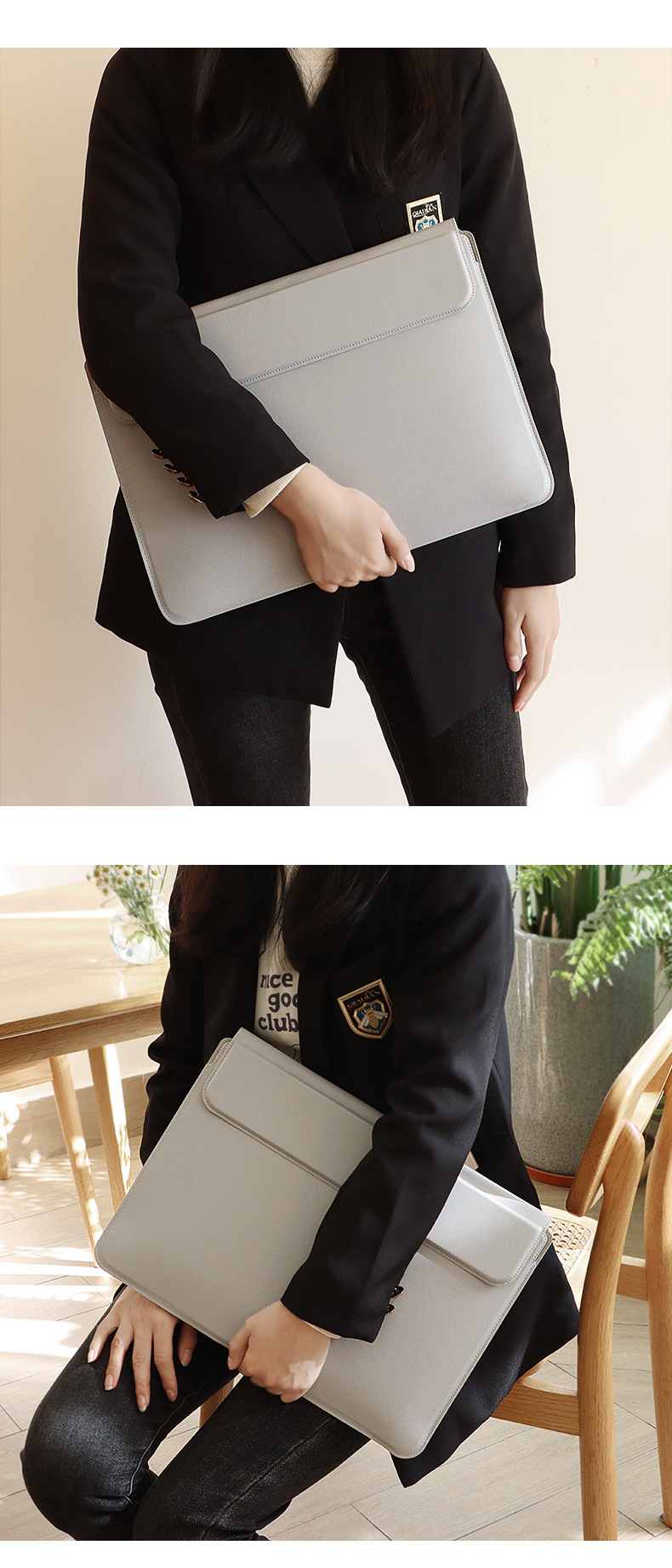 Multi-functional computer bag inner liner with stand, notebook stand leather case, MacBook inner liner pro undefined