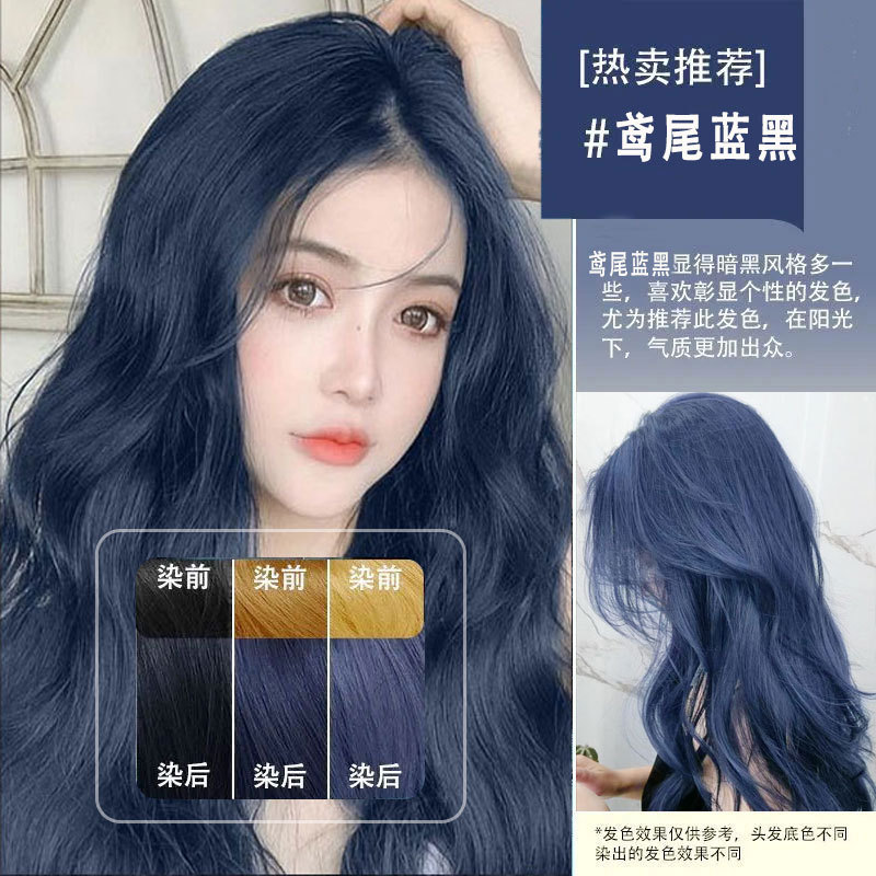 아이리스 블루와 블랙(거품염색) 3/88