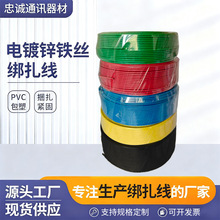 包塑镀锌铁丝扎线数据线绑带电缆绑扎电线 园艺果树扎带绑扎线