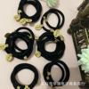 Nylon elastic hair rope, black hair accessory, Korean style