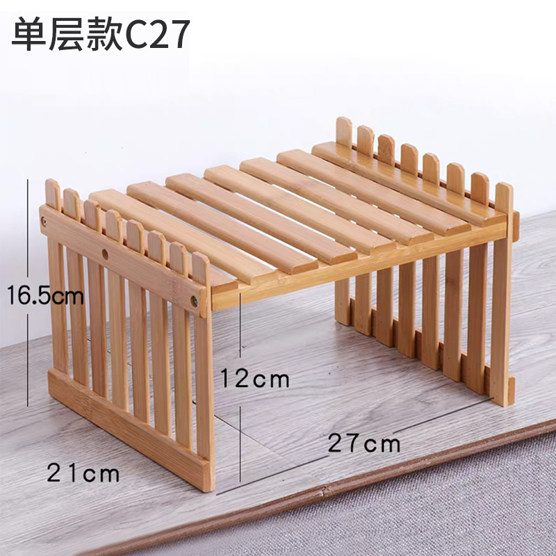 Escritorio oficina multi-capa suculento soporte de flores sala de estar piso balcón estante de almacenamiento de madera pequeña partición maceta de almacenamiento