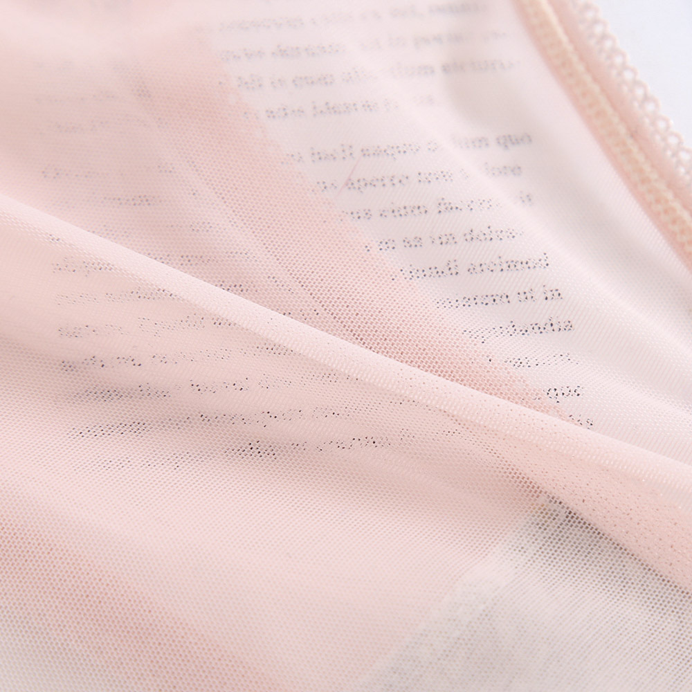 Ropa interior de niña Estilo japonés Entrepierna de algodón para mujer Cintura baja Malla sexy para niña Transparente sin costuras calzoncillos de mujer sexy