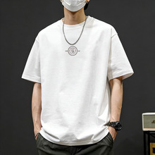 纯棉短袖t恤夏季新款欧美风洋气百搭遮肉简约纯色hiphop上衣白色