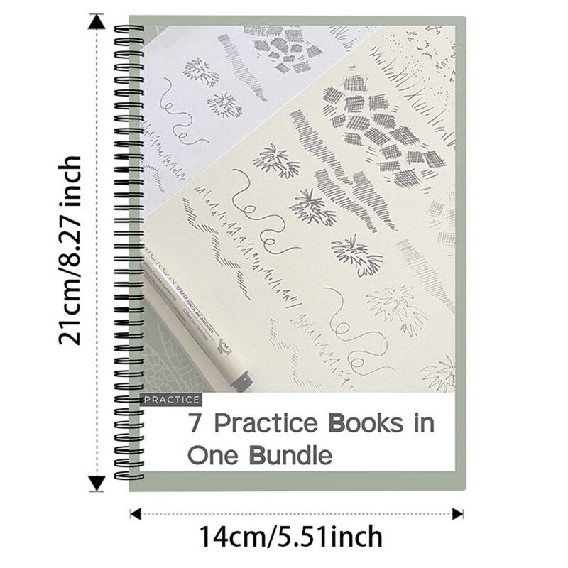 新款现货7 Practice Books in One Bundle 绘画技巧和练习本|undefined