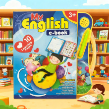 跨境儿童启蒙早教机英语点读学习电子书益智玩具智能有声触屏书