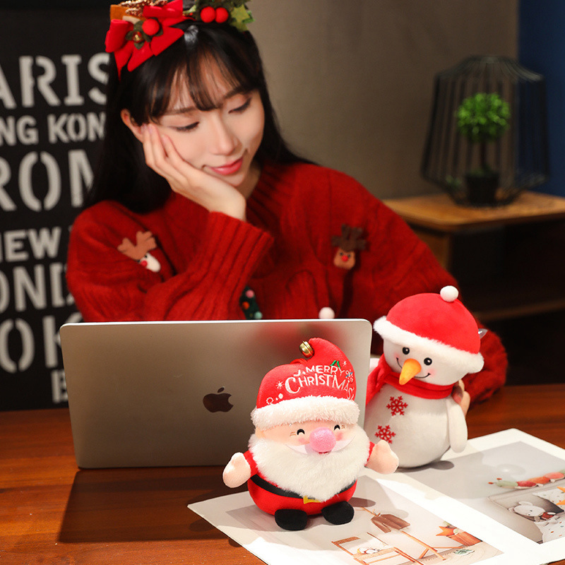 サンタクロース人形ヘラジカ人形鹿ぬいぐるみ人形人形ぬいぐるみクリスマスプレゼント雪だるま