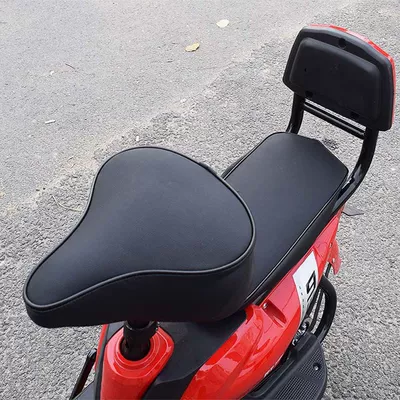 Motorcycle cushion, Seat Cover Waterproof Leather Rear - pointed-front-seat-rear-seat-33cm-15cm-black-original-leather