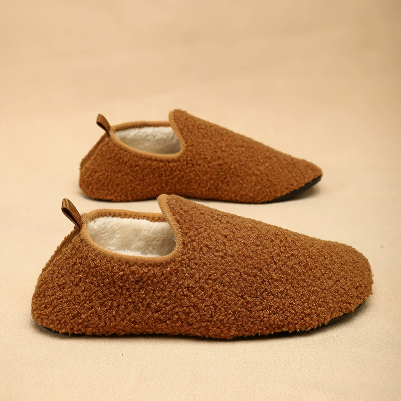 Новая сумка хлопчатобумажная обувь женская крытая осень и зима плюс бархатная обувь Jinjiang теплая плюс бархатная обувь мужская внешняя пара домашняя обувь