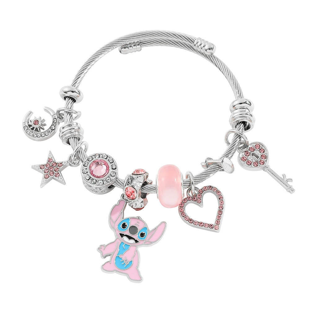 Браслет с рисунком из нержавеющей стали, регулируемый аксессуар