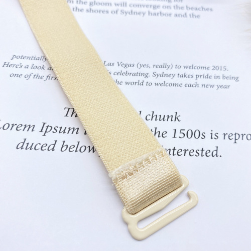 Manufacturer wholesale underwear accessories 18MM extended shoulder straps bra fixed extension buckle sports shoulder straps OPP packaging